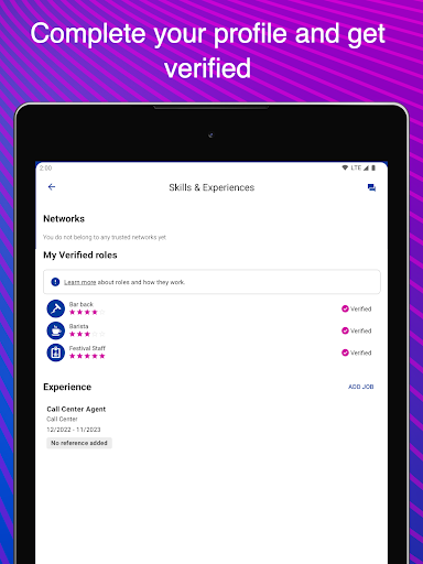 Screenshot of Indeed Flex