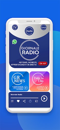 Android application Giornale Radio screenshort