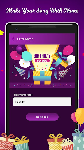 Birthday Song Maker With Name Screen 2