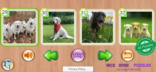 Nice Dogs Puzzles