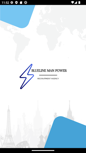 Android application Blue Line Manpower screenshort