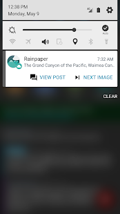Rainpaper Captura de pantalla