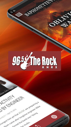 Screenshot of 96.5 The Rock (KNRX)