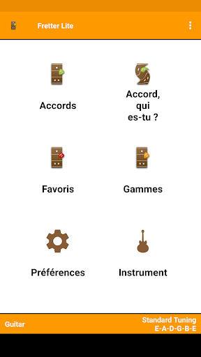 Aperçu de l'application