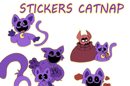 Poppy Playtime Catnap Stickers