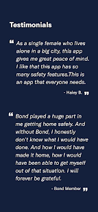 Bond - Personal Security Screenshot