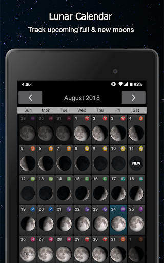 Phases of the Moon Calendar & Wallpaper Pro  screenshots 8