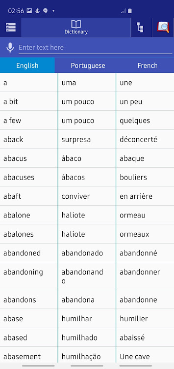 Portuguese French Dictionary - 1.5 - (Android)