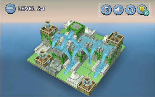 Flow Water Fountain 3D Puzzle - Puzzle - games