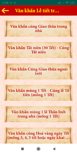 Văn Khấn Tổng Hợp Screen 2