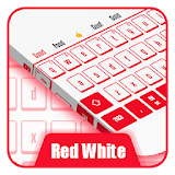 Red White Keyboard icon