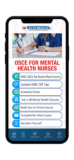 Android application OSCE Mental Health screenshort