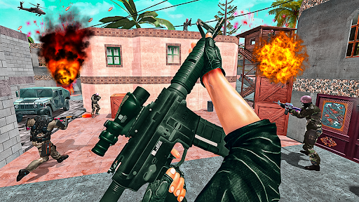 Modern Shooting Game -Gun Fire  screenshots 1