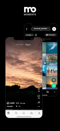 Android application Moments: for friends & family screenshort