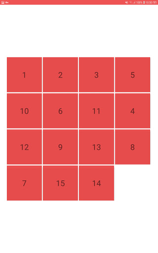 Fifteen Puzzle Screen 3