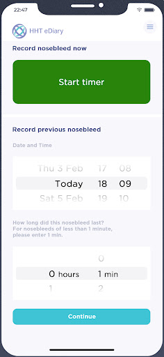 HHTeDiary Screen 3