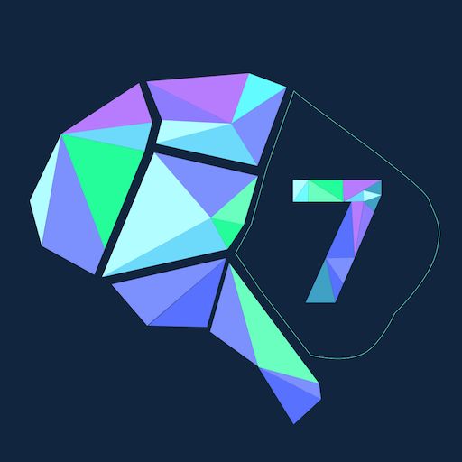Seven – brain teasers & puzzle logo