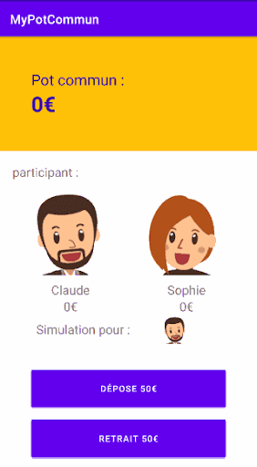 Android application Pot Commun screenshort
