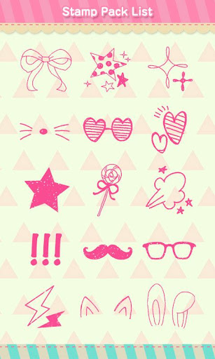 Stamp Pack: Casual*Pink Screen 2