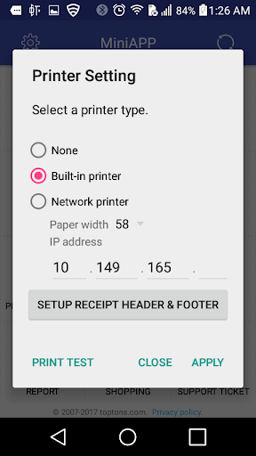 MiniAPP POS System For MiniPOS