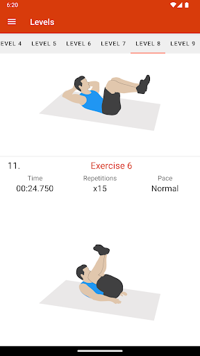 Abs workout ABS II - lose fat Screenshot 4 - AppWisp.com