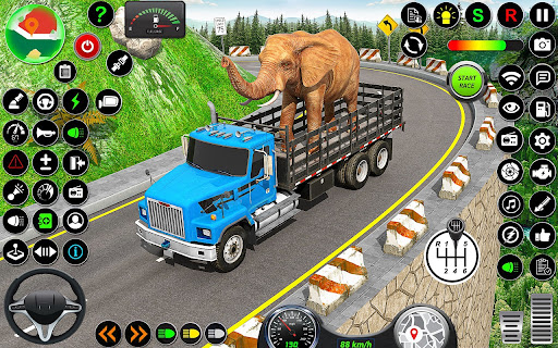 Android application Animal Transports Truck Games screenshort