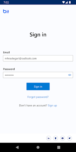 Android application Bit AdminPanel screenshort
