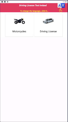 Android application Driving License Test Ireland screenshort