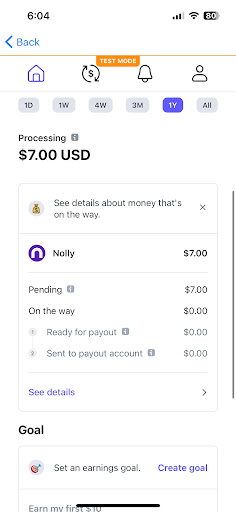 Merchant App for Nolly Screen 2