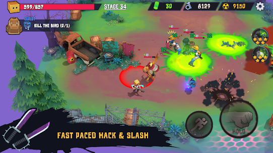 Box Head MOD APK :Zombies Must Die (UNLIMITED CHIPS/MATERIALS) 3