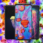 Cover Image of ดาวน์โหลด Jellyfish Fields Wallpaper 2.0 APK