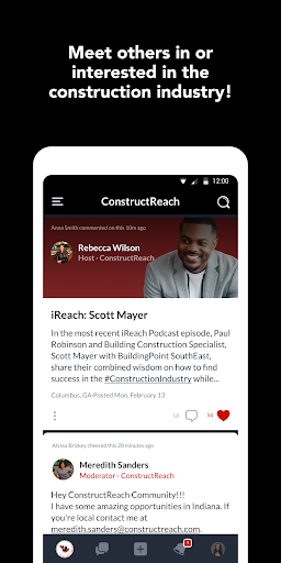 Android application ConstructReach screenshort