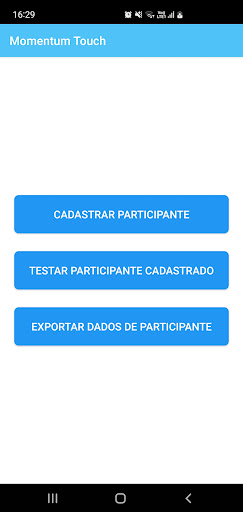 Android application Momentum Touch - Trial screenshort