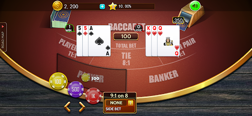 Baccarat casino offline card screenshot 5