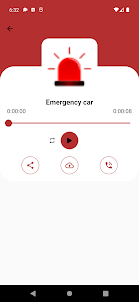 Emergency sound ringtone