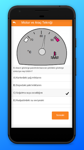 Ehliyet Sınavı Çıkmış Sorular