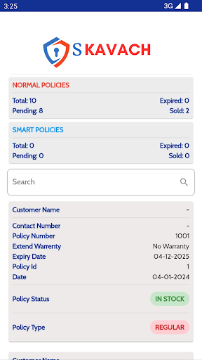 Android application SKavach Retailers screenshort