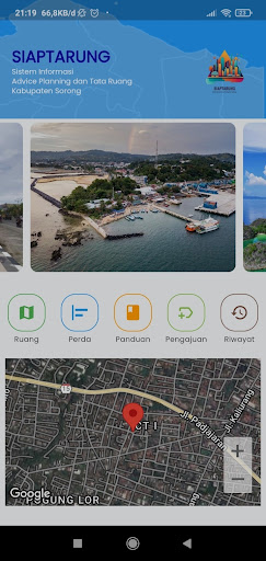 Android application SIAP TARUNG KABUPATEN SORONG screenshort