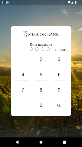 Android application Mission Bank screenshort