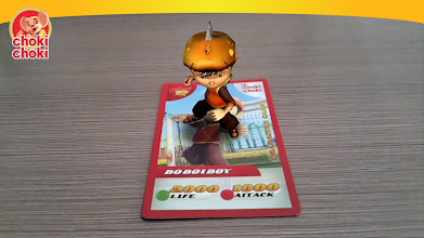 Kartu Augmented Reality Boboiboy dan choki choki