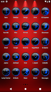 Blue Icon Pack Style 8