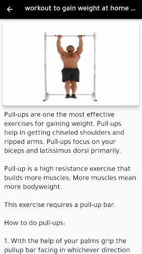 workout to gain weight at home