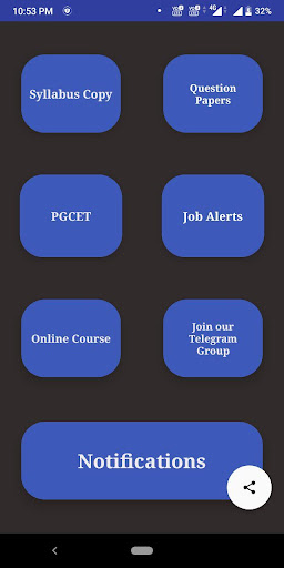 Bangalore University Question Screen 2