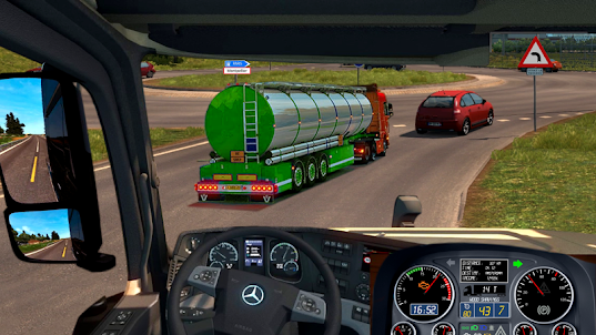 Modern Tanker Truck Driving 23