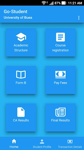 Android application Go-Student UB screenshort