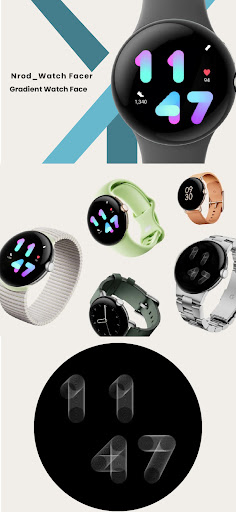Gradient Watch Face Screen 2