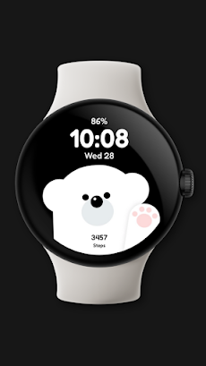 Polar Bear Animated Watch Faceのおすすめ画像2