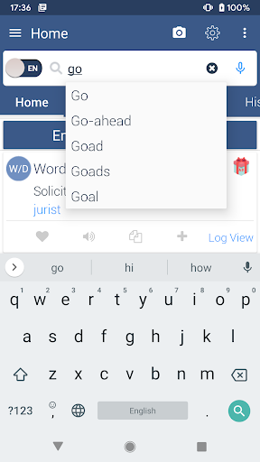 Android application Haitian Dictionary Offline screenshort