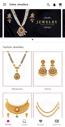 Android application Unkar Jewellery : Shopping App screenshort