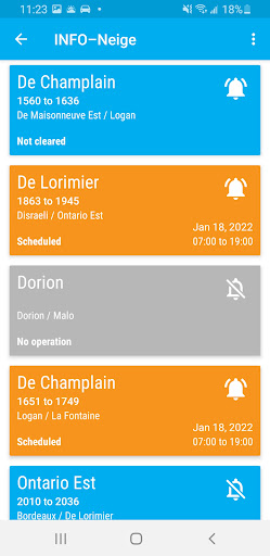 INFO-Neige MTL Screen 3